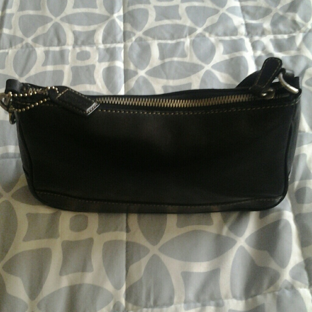 Coach Leather Large Wristlet/ Small Purse
